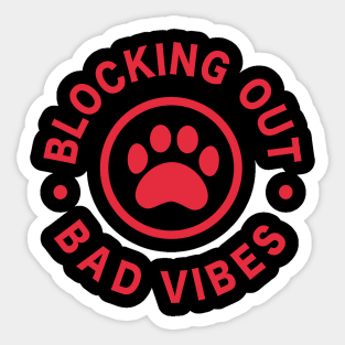 Blocking Out Sticker